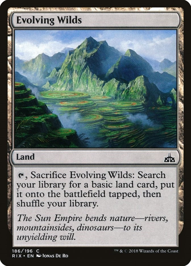 Image for Evolving Wilds (186) (Rivals of Ixalan) - Magic: The Gathering