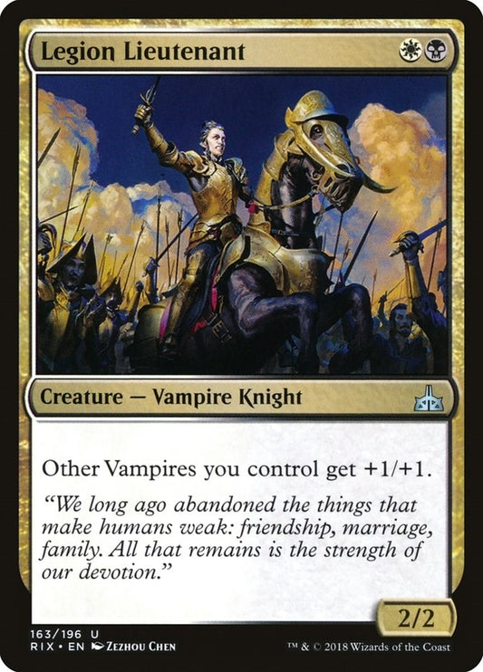 Image for Legion Lieutenant (163) (Rivals of Ixalan) - Magic: The Gathering