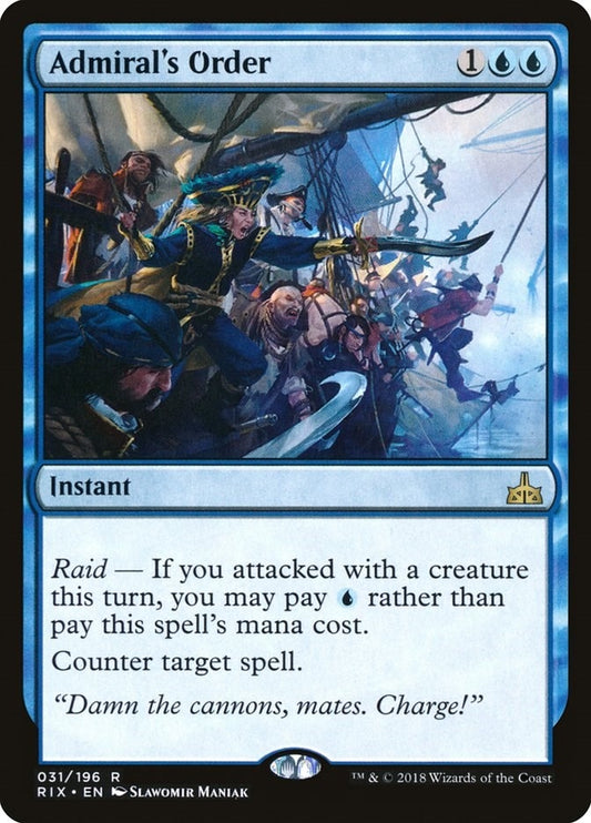 Image for Admiral's Order (31) (Rivals of Ixalan) - Magic: The Gathering