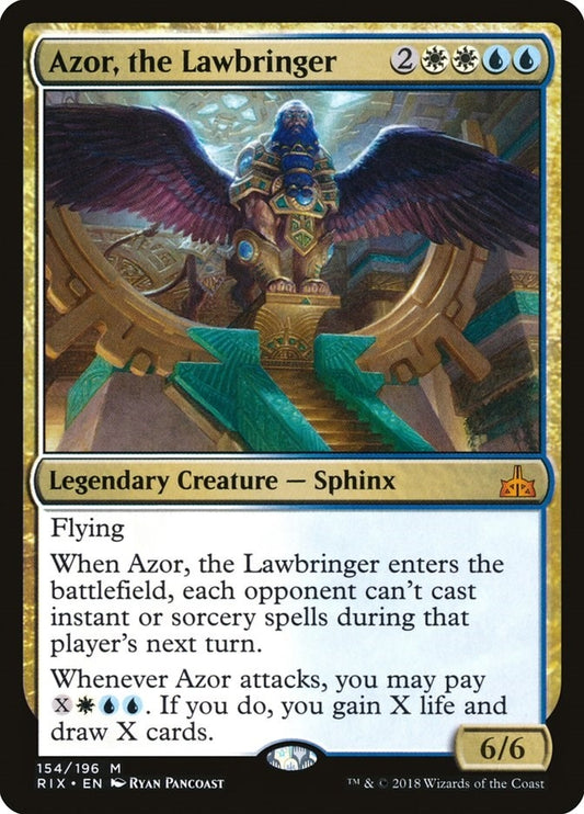 Image for Azor, the Lawbringer (154) (Rivals of Ixalan) - Magic: The Gathering