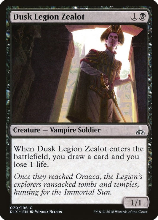 Image for Dusk Legion Zealot (70) (Rivals of Ixalan) - Magic: The Gathering
