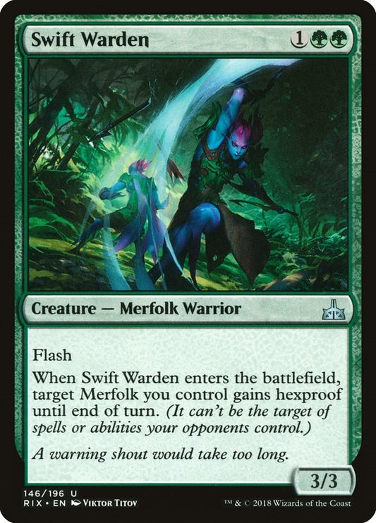 Image for Swift Warden (146) (Rivals of Ixalan) - Magic: The Gathering