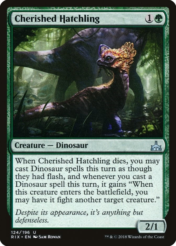 Image for Cherished Hatchling (124) (Rivals of Ixalan) - Magic: The Gathering