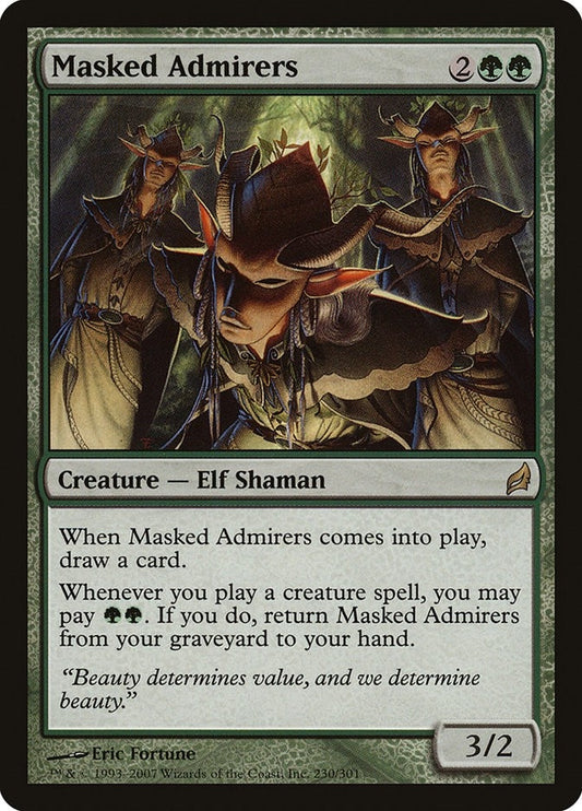 Image for Masked Admirers (230) (Lorwyn) - Magic: The Gathering