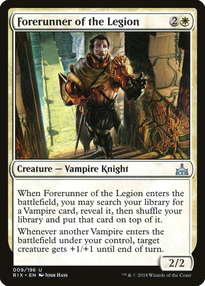 Image for Forerunner of the Legion (9) (Rivals of Ixalan) - Magic: The Gathering