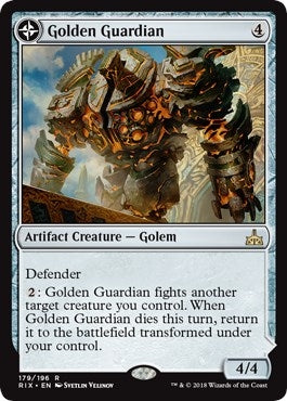 Image for Golden Guardian (179) (Rivals of Ixalan) - Magic: The Gathering