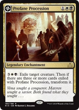 Image for Profane Procession (166) (Rivals of Ixalan) - Magic: The Gathering