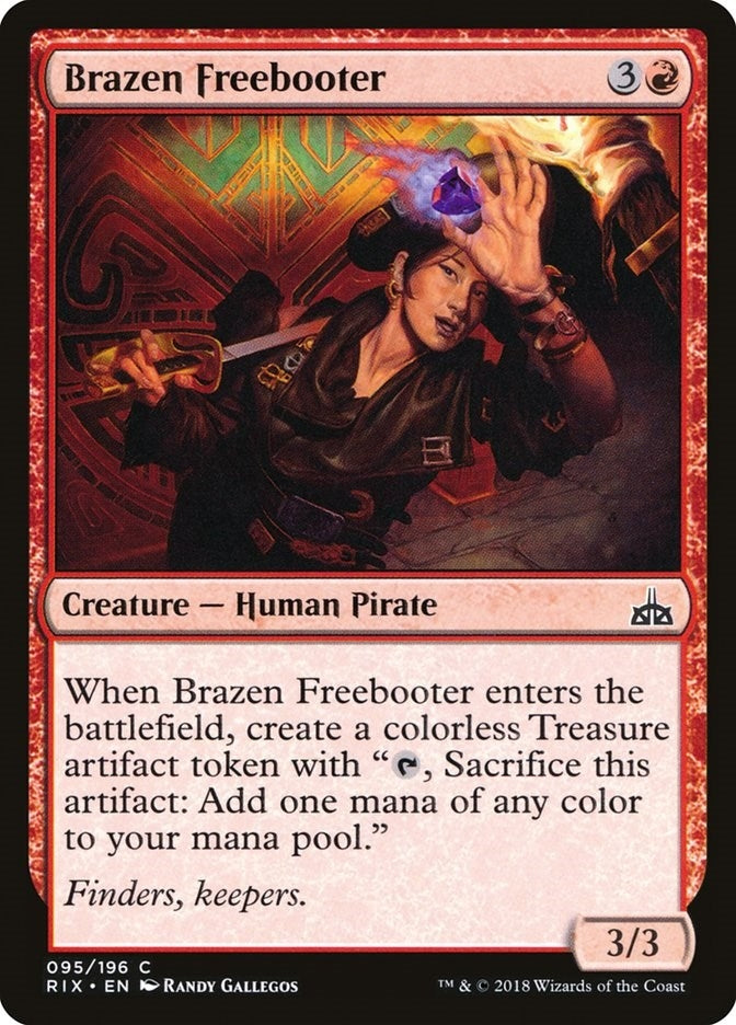 Image for Brazen Freebooter (95) (Rivals of Ixalan) - Magic: The Gathering