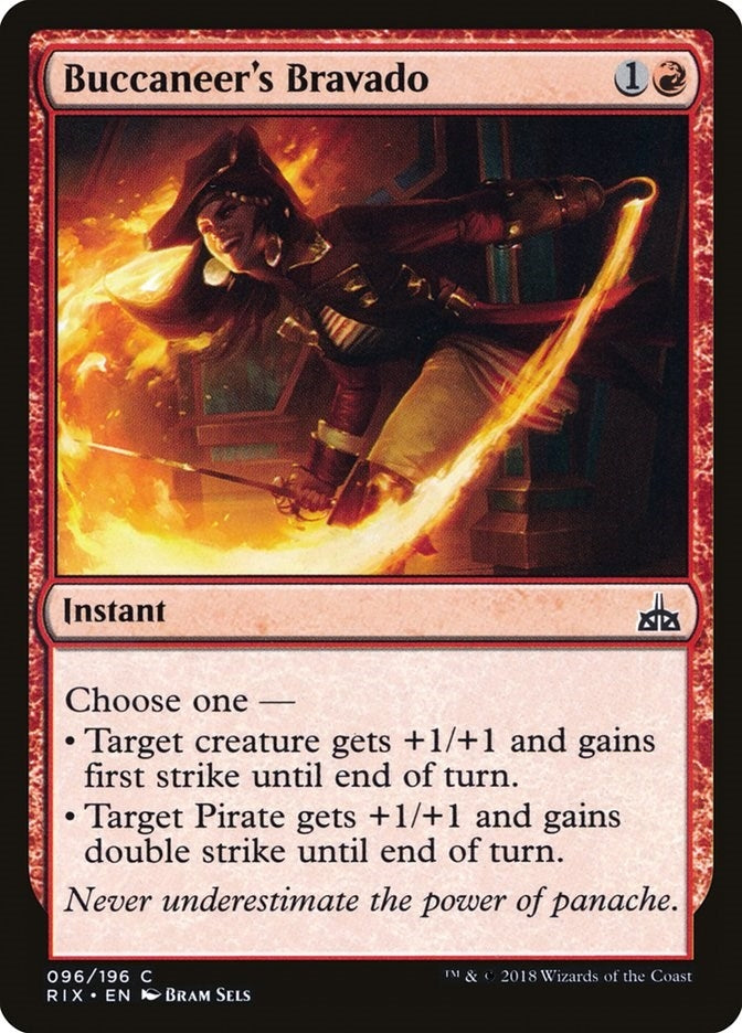 Image for Buccaneer's Bravado (96) (Rivals of Ixalan) - Magic: The Gathering