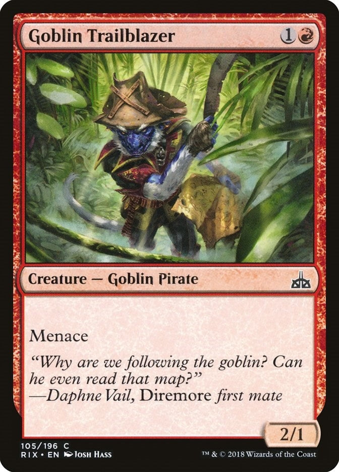 Image for Goblin Trailblazer (105) (Rivals of Ixalan) - Magic: The Gathering