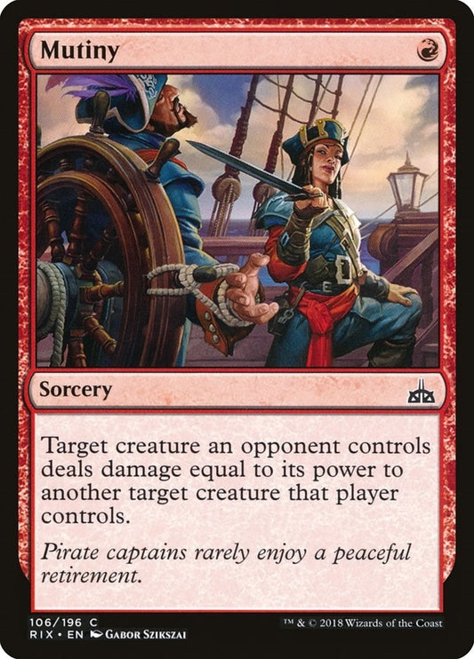 Image for Mutiny (106) (Rivals of Ixalan) - Magic: The Gathering