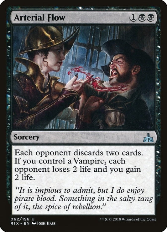 Image for Arterial Flow (62) (Rivals of Ixalan) - Magic: The Gathering
