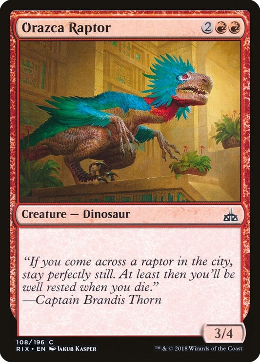 Image for Orazca Raptor (108) (Rivals of Ixalan) - Magic: The Gathering