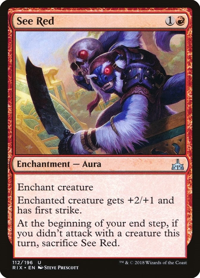 Image for See Red (112) (Rivals of Ixalan) - Magic: The Gathering