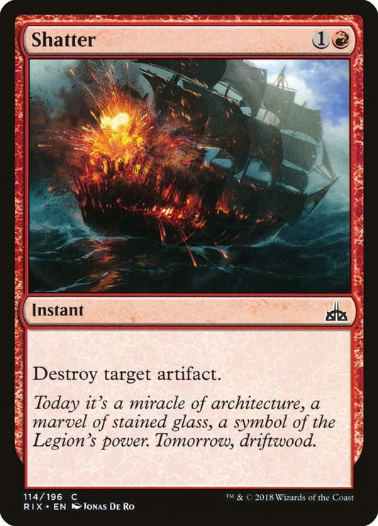 Image for Shatter (114) (Rivals of Ixalan) - Magic: The Gathering