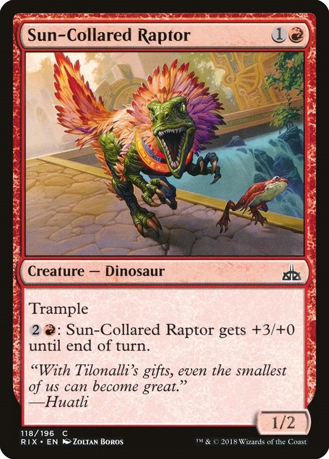 Image for Sun-Collared Raptor (118) (Rivals of Ixalan) - Magic: The Gathering