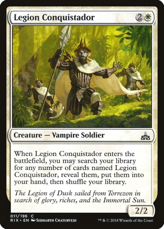 Image for Legion Conquistador (11) (Rivals of Ixalan) - Magic: The Gathering