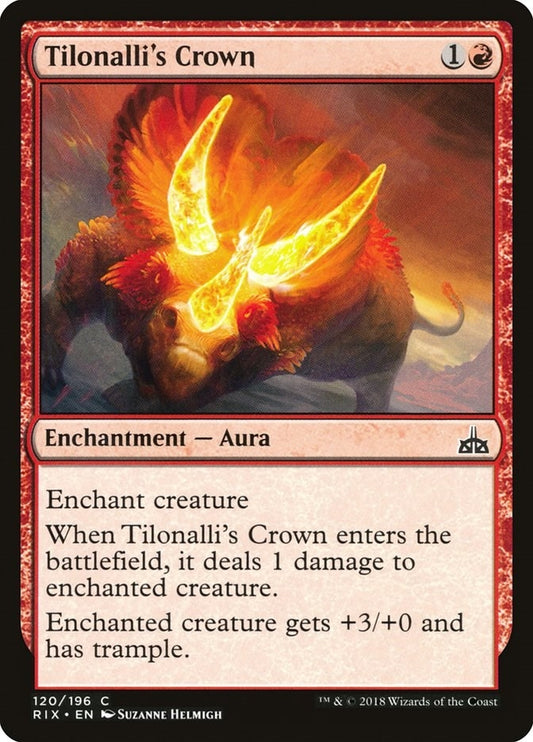 Image for Tilonalli's Crown (120) (Rivals of Ixalan) - Magic: The Gathering
