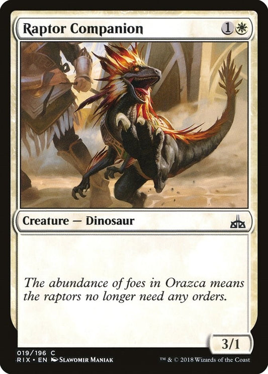 Image for Raptor Companion (19) (Rivals of Ixalan) - Magic: The Gathering