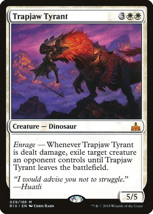 Image for Trapjaw Tyrant (29) (Rivals of Ixalan) - Magic: The Gathering