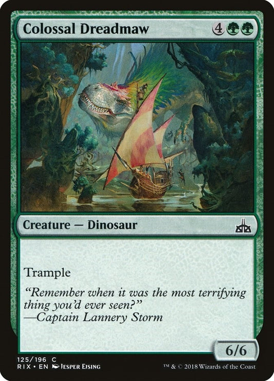 Image for Colossal Dreadmaw (125) (Rivals of Ixalan) - Magic: The Gathering