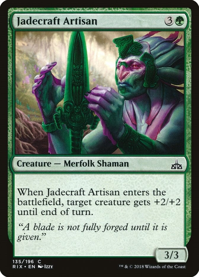 Image for Jadecraft Artisan (135) (Rivals of Ixalan) - Magic: The Gathering