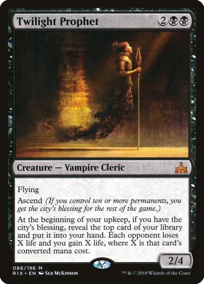 Image for Twilight Prophet (88) (Rivals of Ixalan) - Magic: The Gathering