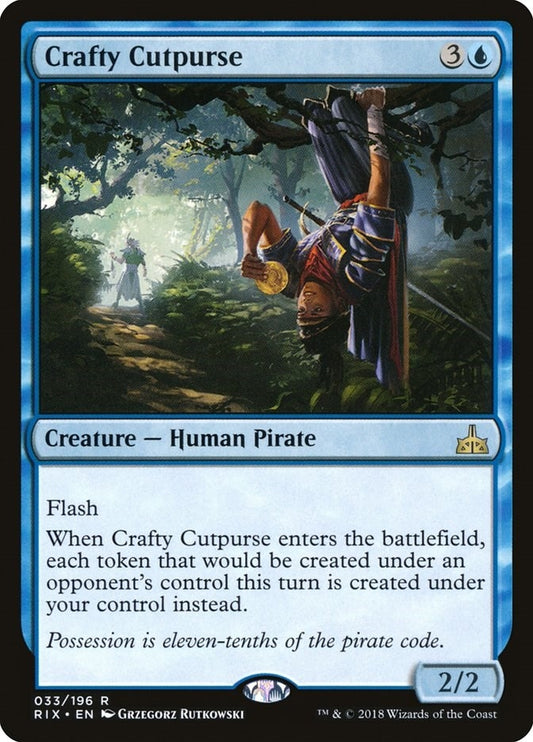 Image for Crafty Cutpurse (33) (Rivals of Ixalan) - Magic: The Gathering
