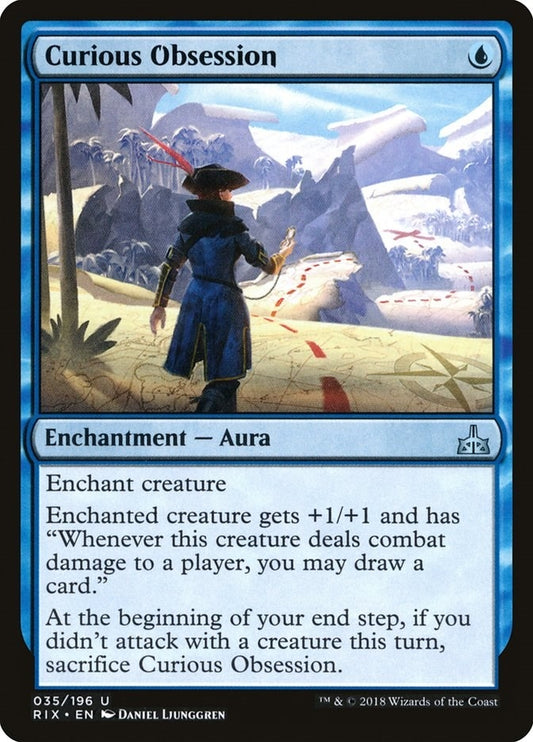 Image for Curious Obsession (35) (Rivals of Ixalan) - Magic: The Gathering