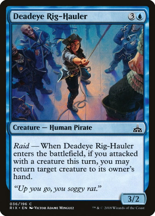 Image for Deadeye Rig-Hauler (36) (Rivals of Ixalan) - Magic: The Gathering