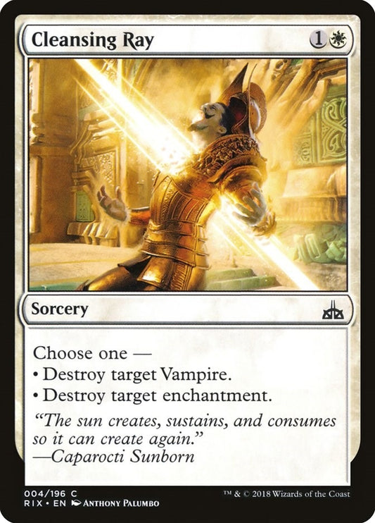 Image for Cleansing Ray (4) (Rivals of Ixalan) - Magic: The Gathering