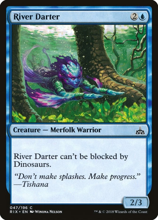 Image for River Darter (47) (Rivals of Ixalan) - Magic: The Gathering