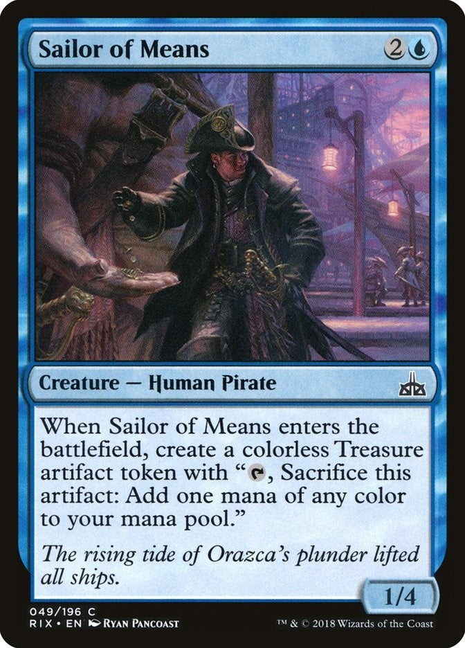 Image for Sailor of Means (49) (Rivals of Ixalan) - Magic: The Gathering