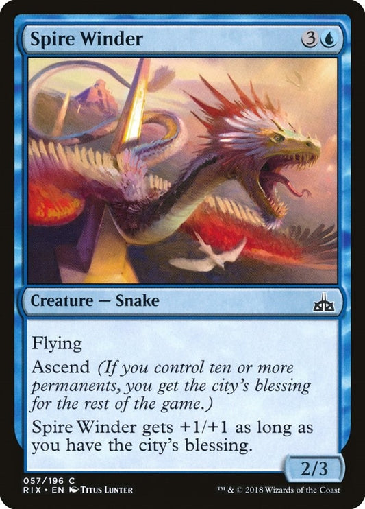 Image for Spire Winder (57) (Rivals of Ixalan) - Magic: The Gathering