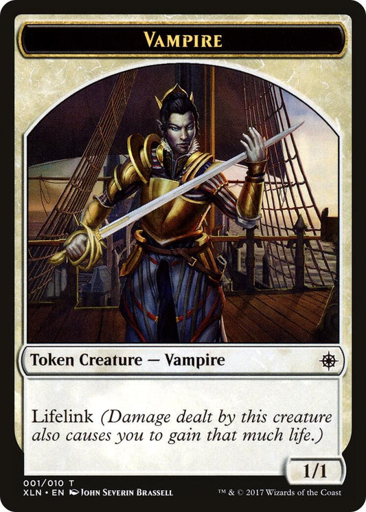 Image for Vampire // Treasure (008) Double-Sided Token (1 // 8) (Ixalan) - Magic: The Gathering