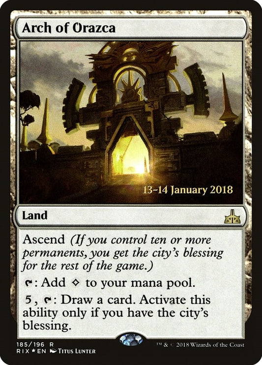 Image for Arch of Orazca (185) (Prerelease Cards) - Magic: The Gathering