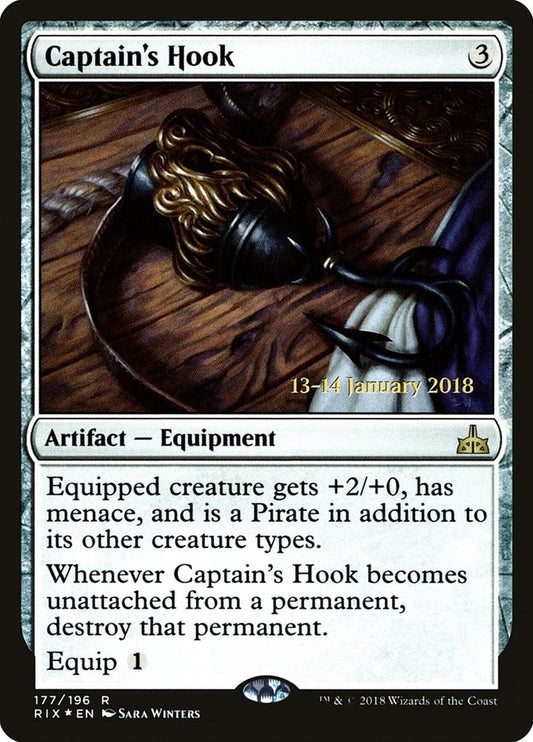 Image for Captain's Hook (177) (Prerelease Cards) - Magic: The Gathering