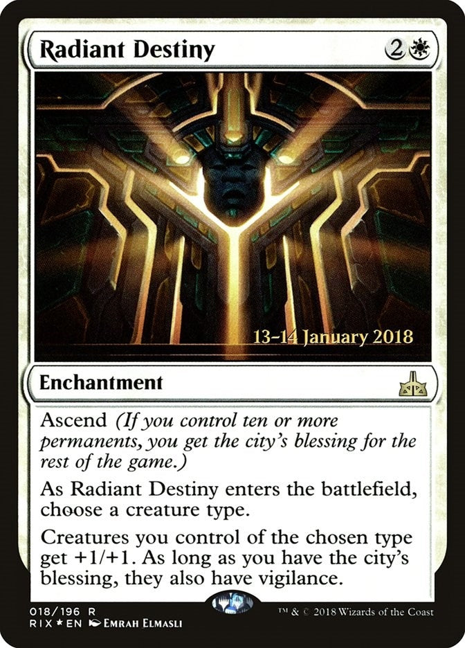 Image for Radiant Destiny (18) (Prerelease Cards) - Magic: The Gathering