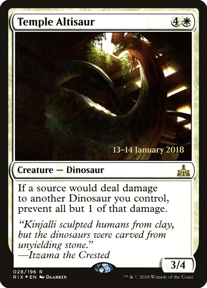 Image for Temple Altisaur (28) (Prerelease Cards) - Magic: The Gathering