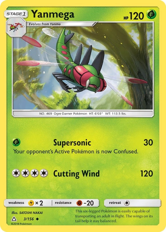 Image for Yanmega (3/156) (SM - Ultra Prism) - Pokemon