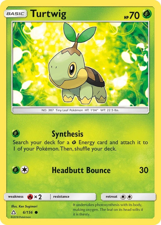 Image for Turtwig (6) (6/156) (SM - Ultra Prism) - Pokemon