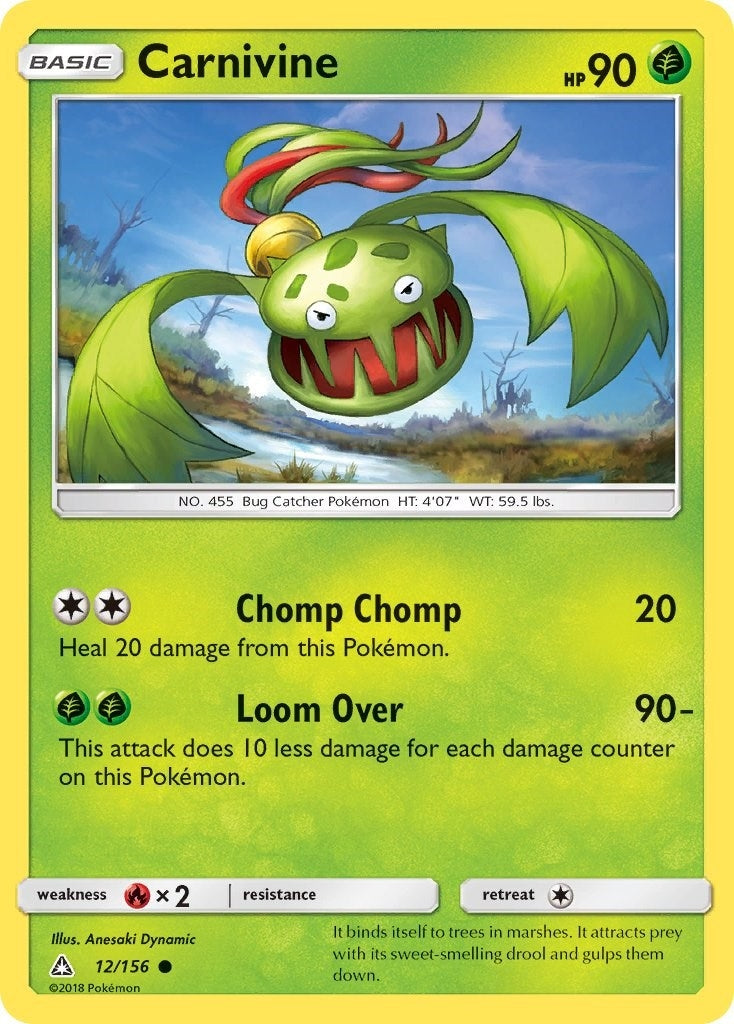 Image for Carnivine (12/156) (SM - Ultra Prism) - Pokemon