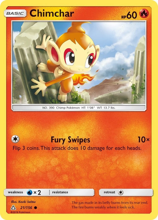 Image for Chimchar (21) (21/156) (SM - Ultra Prism) - Pokemon