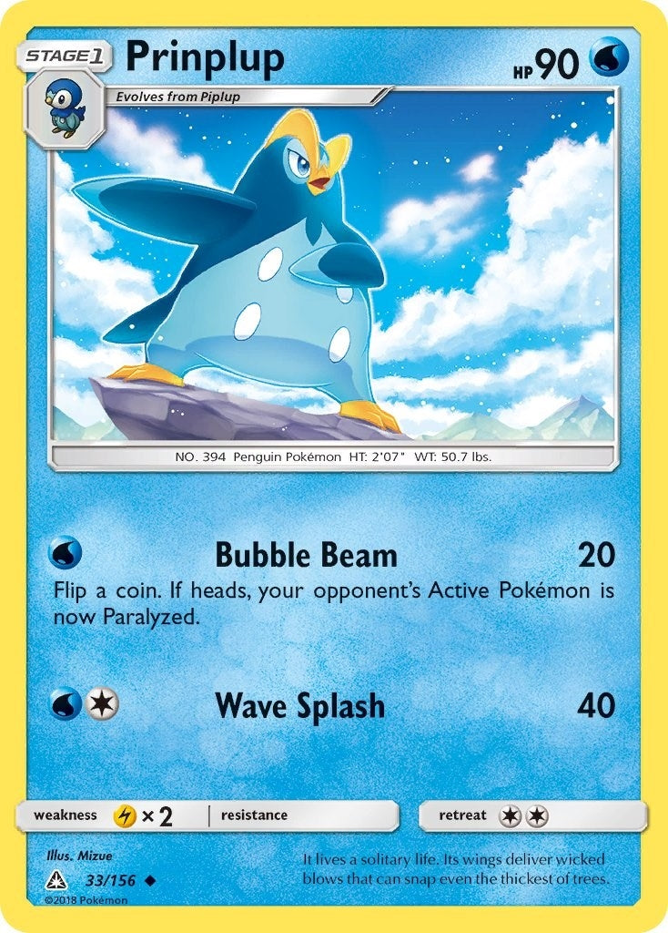 Image for Prinplup (33/156) (SM - Ultra Prism) - Pokemon
