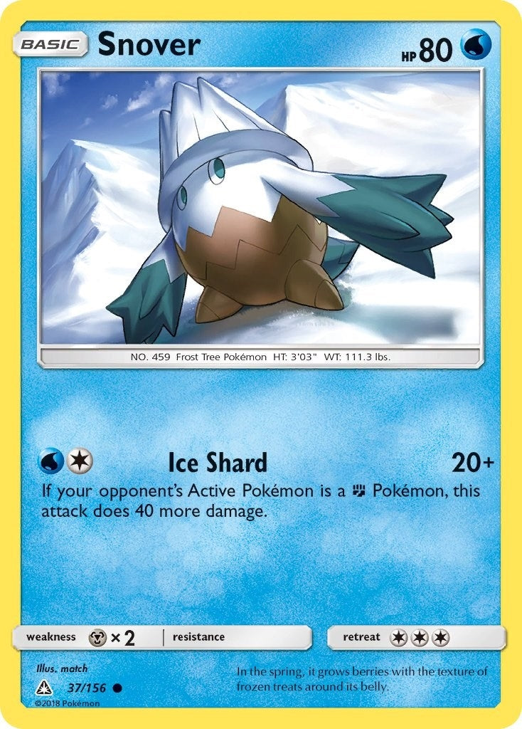 Image for Snover (37/156) (SM - Ultra Prism) - Pokemon