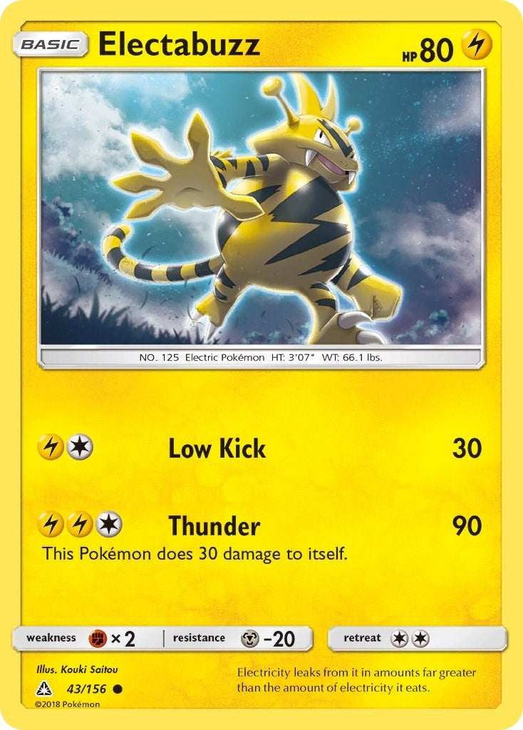 Image for Electabuzz (43/156) (SM - Ultra Prism) - Pokemon