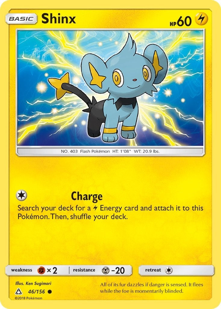 Image for Shinx (46) (46/156) (SM - Ultra Prism) - Pokemon