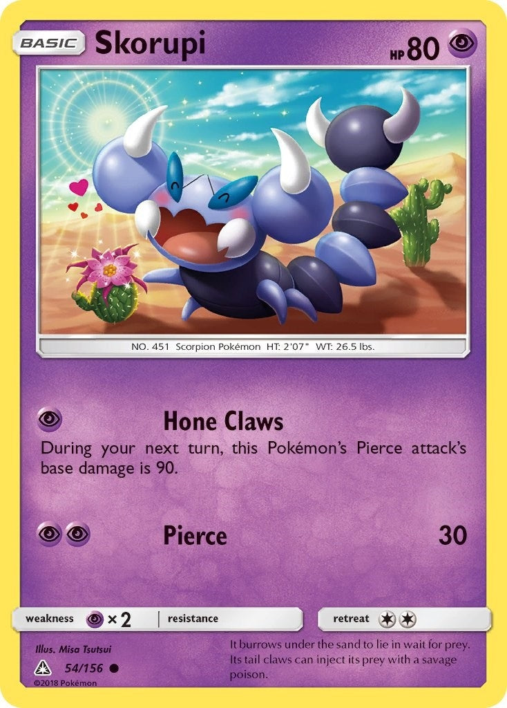 Image for Skorupi (54/156) (SM - Ultra Prism) - Pokemon