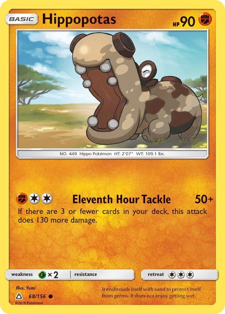 Image for Hippopotas (68/156) (SM - Ultra Prism) - Pokemon
