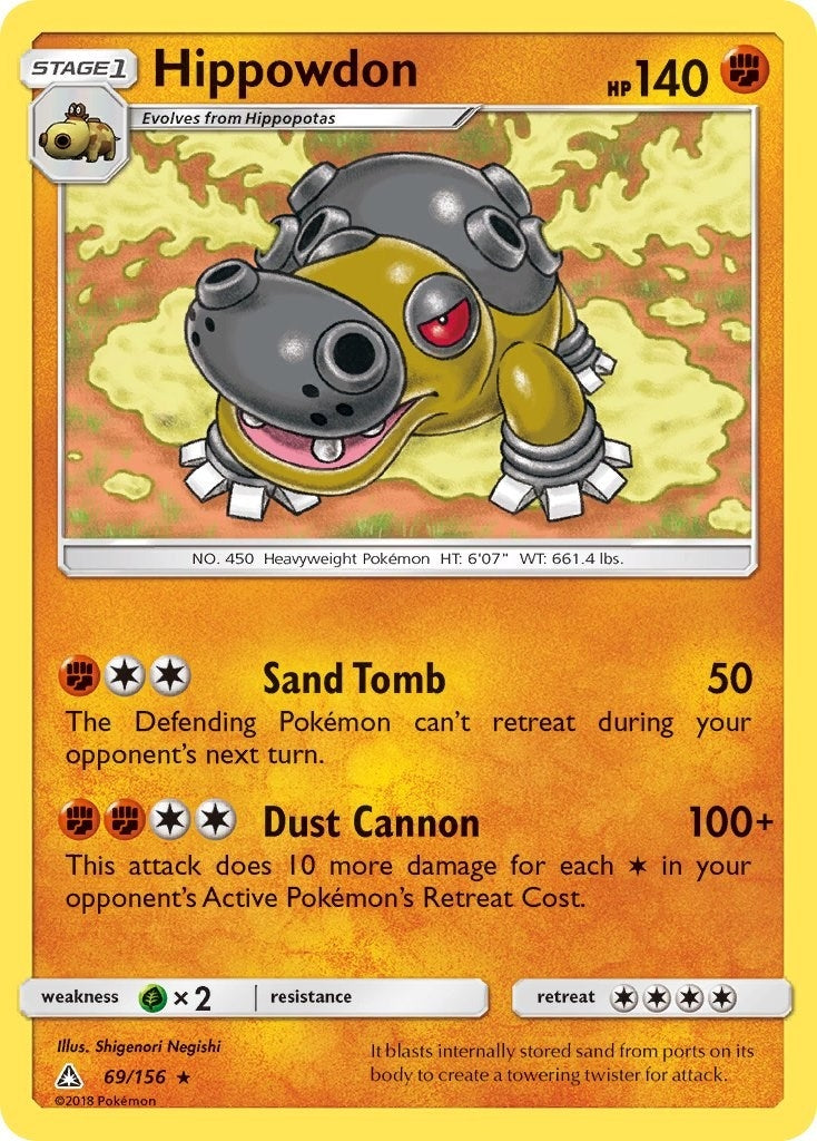 Image for Hippowdon (69/156) (SM - Ultra Prism) - Pokemon